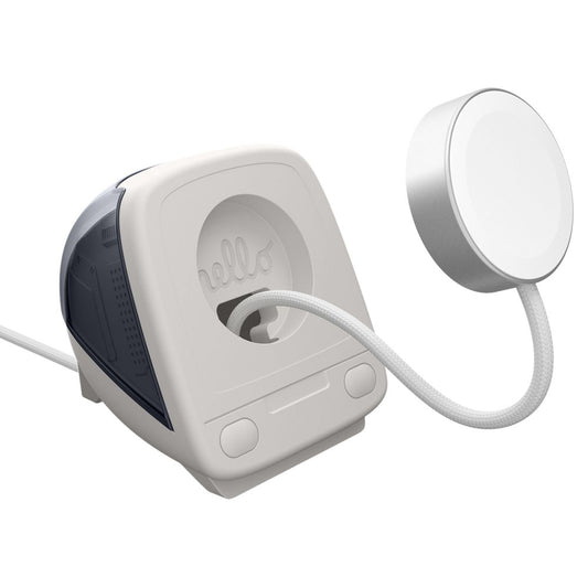 Supporto Spigen C1 Classic per Caricatore Wireless Apple Watch Series, Grigio