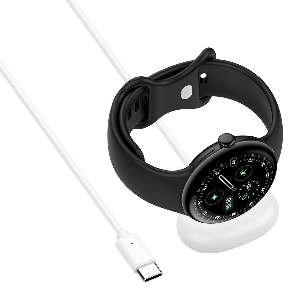 Caricabatterie Wireless Techsuit THPX per Google Pixel Watch 4 Series, Bianco