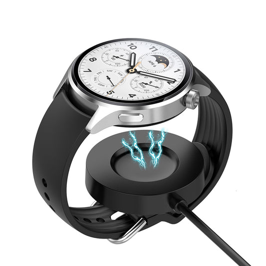Caricabatterie Wireless Techsuit TXC6 per Xiaomi Watch S1 Pro, USB-A, Nero