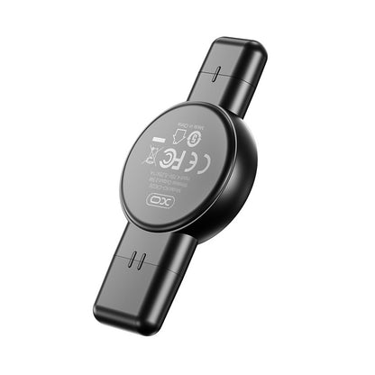 Caricabatterie Wireless XO Design CX026 per Apple Watch Series, USB-A / USB-C, Nero