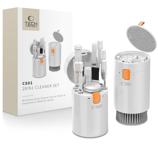 Strumento di Pulizia Tech-Protect CS01, 20in1, Bianco
