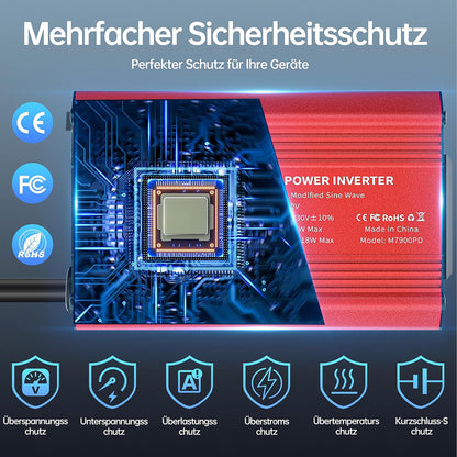 Techsuit FlexiCarVolt Electric Car Inverter, 300W