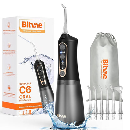 Irrigatore Orale Bitvae C6, Nero Oro