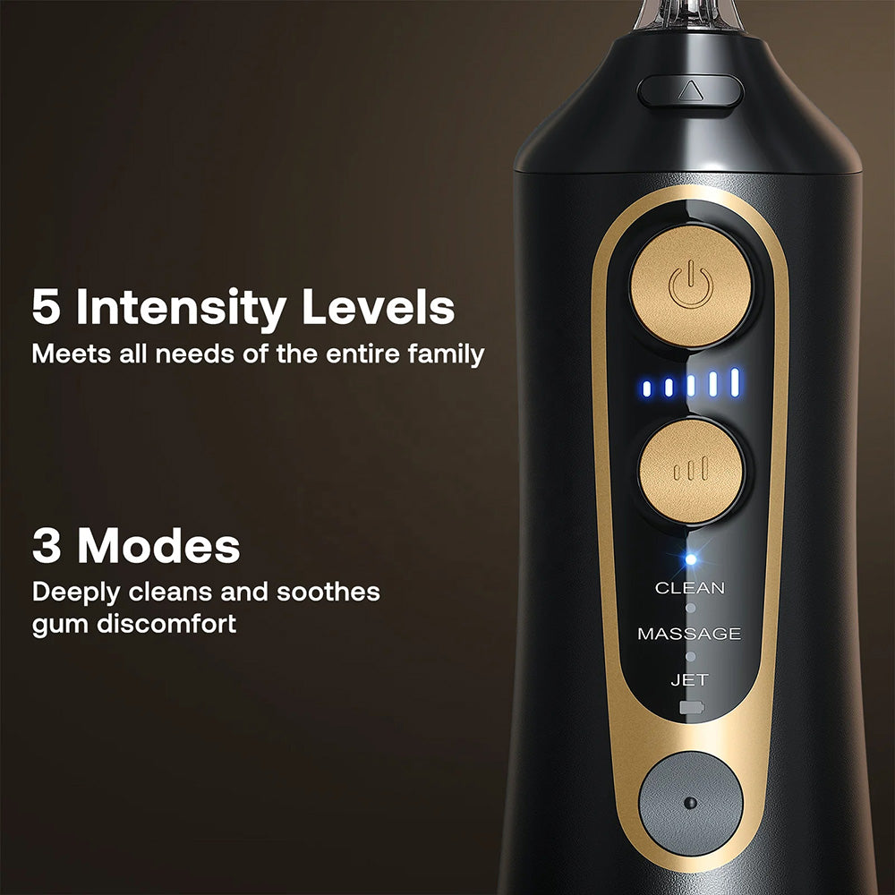Irrigatore Orale Bitvae C6, Nero Oro