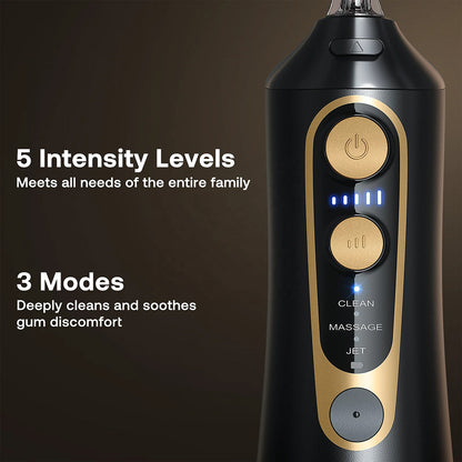 Irrigatore Orale Bitvae C6, Nero Oro