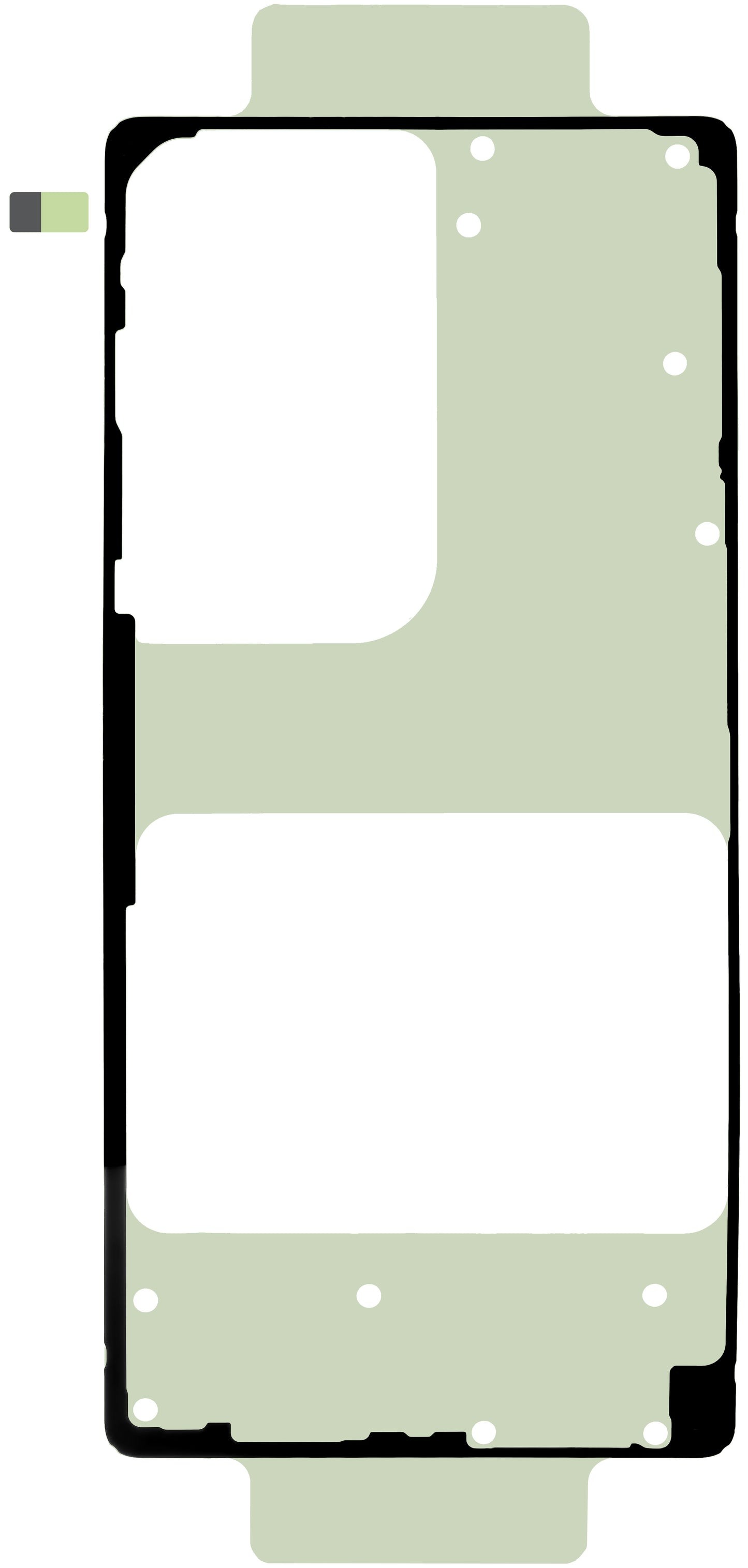 Kit Adesivo Coperchio Batteria Samsung Galaxy S25 Ultra S938, Service Pack GH82-36520A