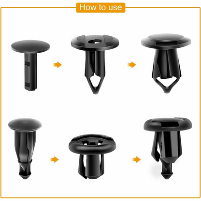 Kit Clips / Molle Auto OEM, 200in1