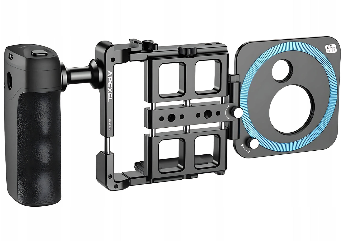 Kit di Vlogging Apexel per Telefono, Nero APL-VG05CH
