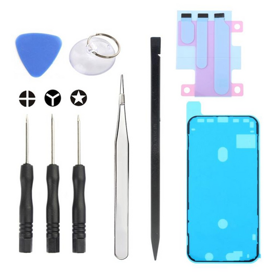 Kit di Riparazione Jiafa JF-8162 per sostituzione Batteria Apple iPhone 16 Pro, 9in1