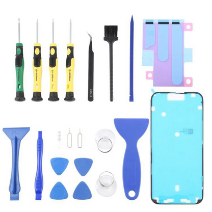 Kit Riparazione Jiafa JF-8182 per sostituzione Batteria Apple iPhone 16 Pro Max, 21in1