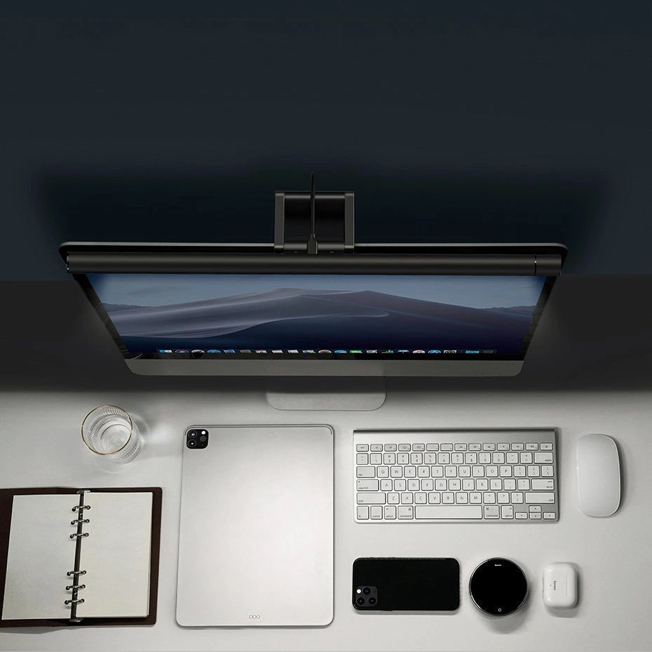 Lampada LED Monitor Baseus i-Wok Pro, 3000K - 6500K, Nera DGIWK-P01