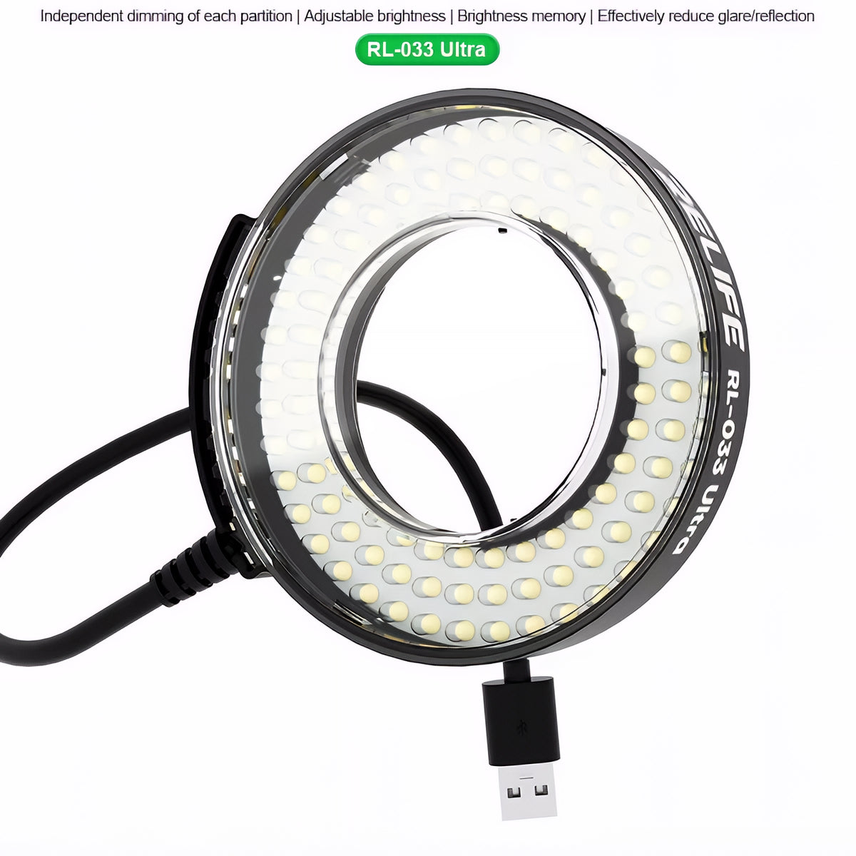 Lampada Relife RL-033 Ultra per Microscopio, Nera