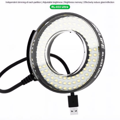 Lampada Relife RL-033 Ultra per Microscopio, Nera