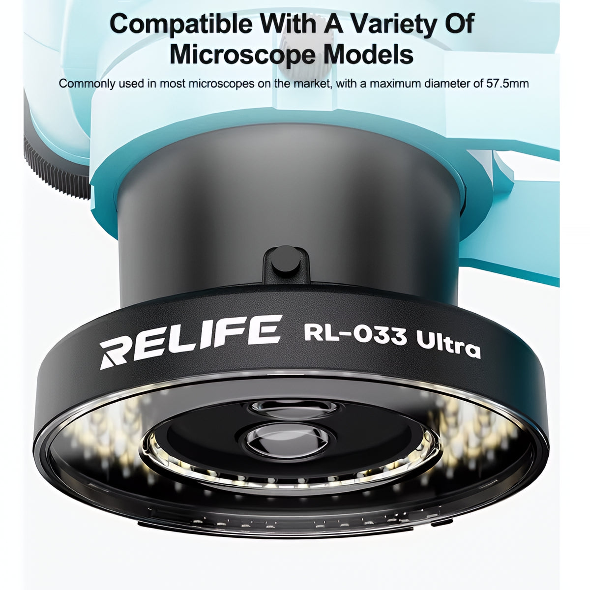 Lampada Relife RL-033 Ultra per Microscopio, Nera