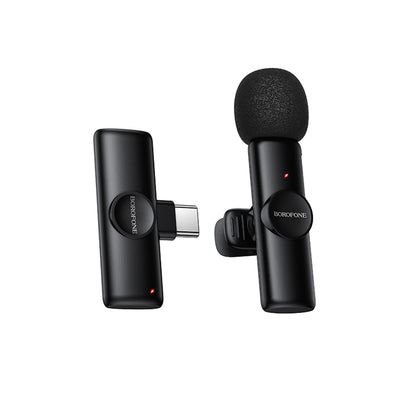 Lavalier Borofone BFK16 Winner, USB-C, Nero