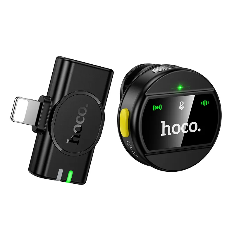 HOCO L21 Lavalier, Lightning, Black