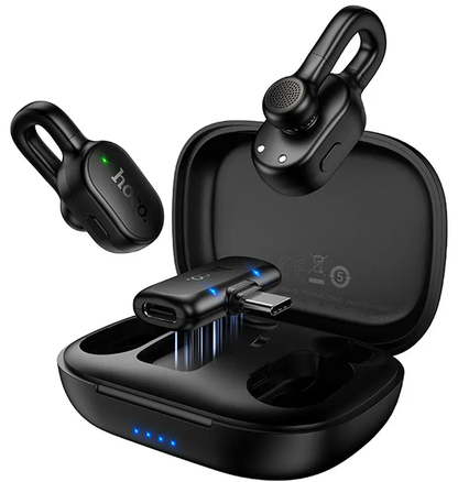 Lavalier HOCO L27, USB-C, Set 2 pezzi, Nero