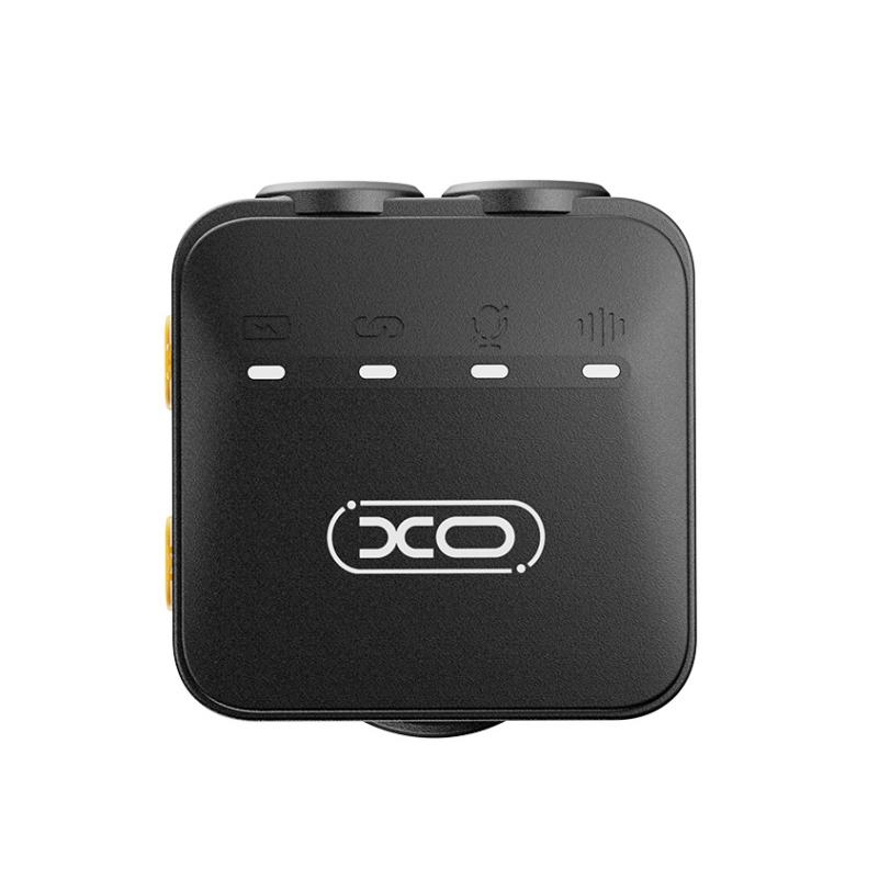 Lavaliera XO Design MC15 Dual, USB-C / Lightning, Set 2 pezzi, Nera