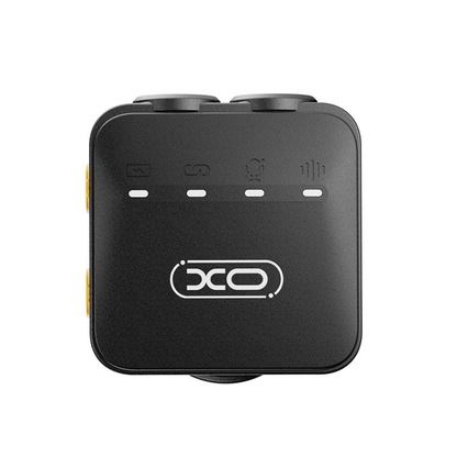 Lavaliera XO Design MC15 Dual, USB-C / Lightning, Set 2 pezzi, Nera