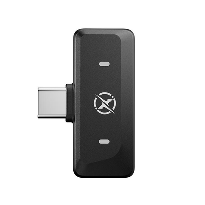 Lavaliera XO Design MC15 Dual, USB-C / Lightning, Set 2 pezzi, Nera
