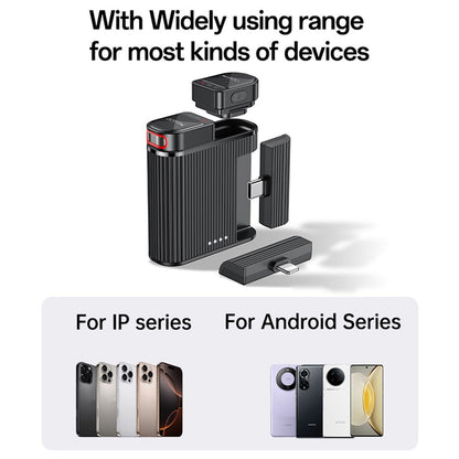 Lavalier Yesido KR19, USB-C / Lightning, Set 2 pezzi, Nero