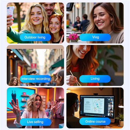 Lavalier Yesido KR19, USB-C / Lightning, Set 2 pezzi, Nero