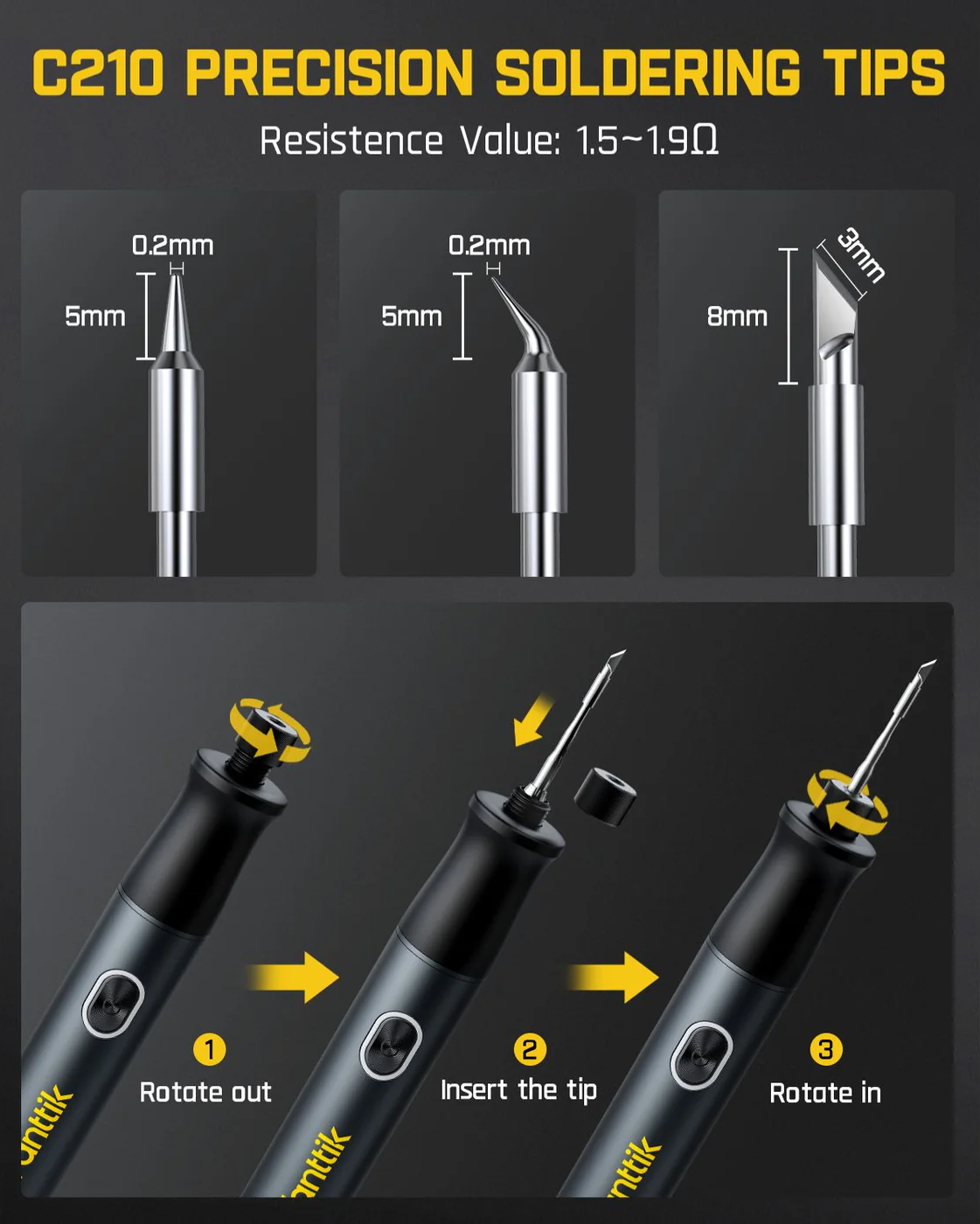Saldatore Fanttik T1 Max, 8in1
