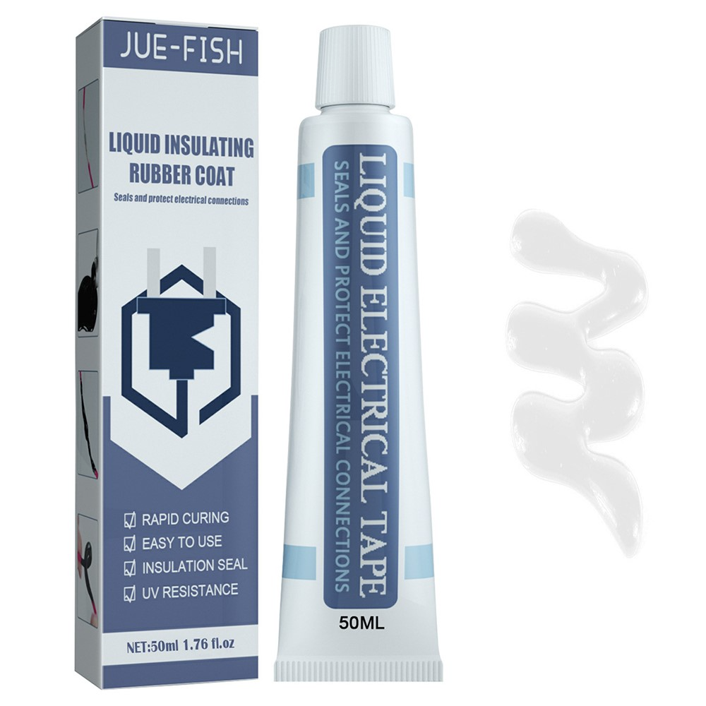 Liquido Isolante per Cavi / Percorsi Jue-Fish, 50ml, Bianco