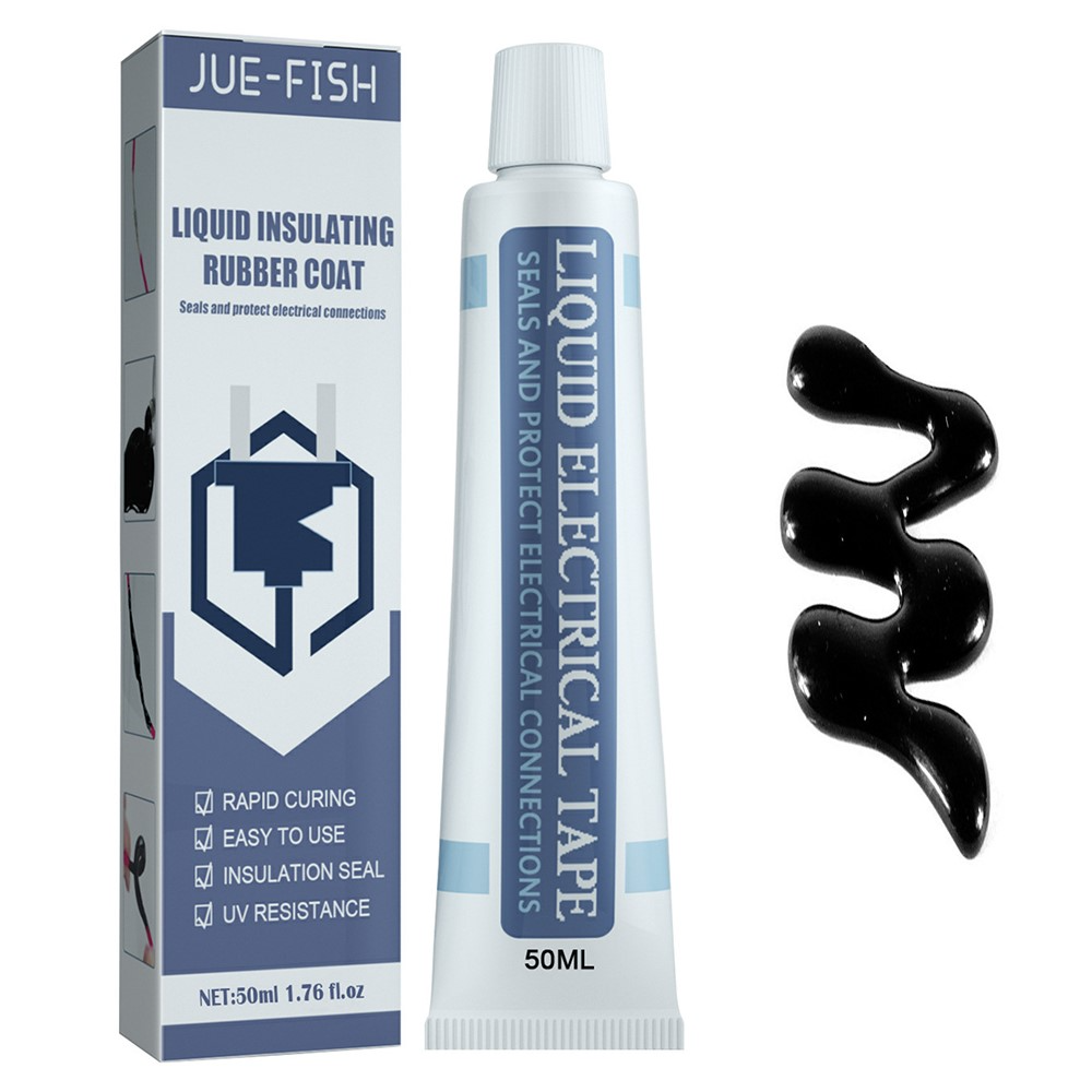 Liquido Isolante per Cavi / Percorsi Jue-Fish, 50ml, Nero