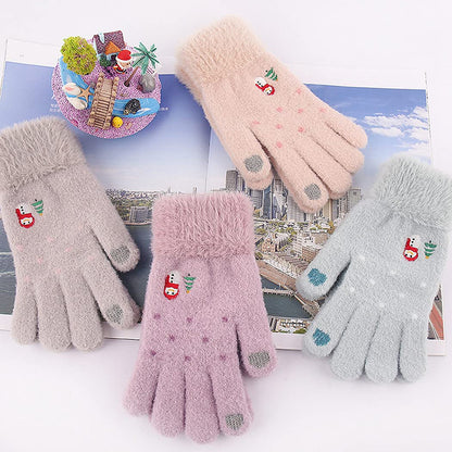 Guanti Invernali Tattici Donna Techsuit ST0011, Taglia 17cm, Bianchi