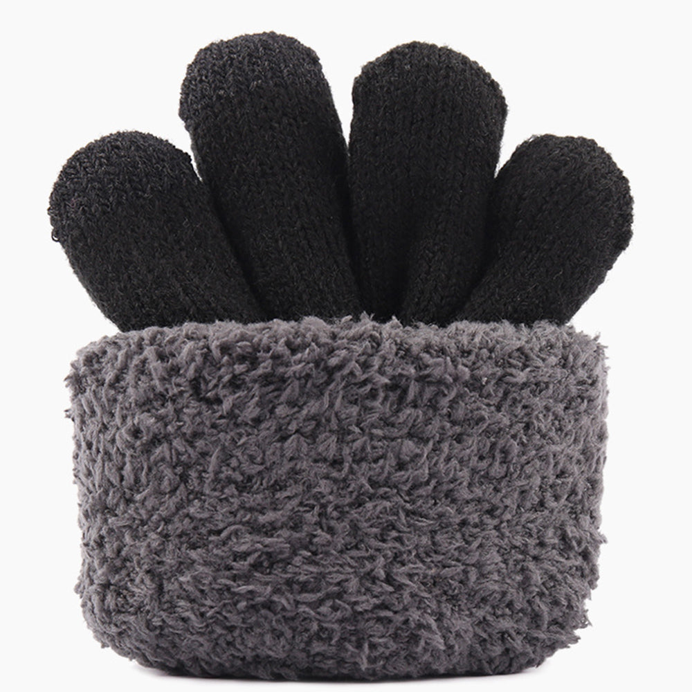 Guanti Invernali Touchscreen Iwarm ST0005, Taglia 21cm, Neri