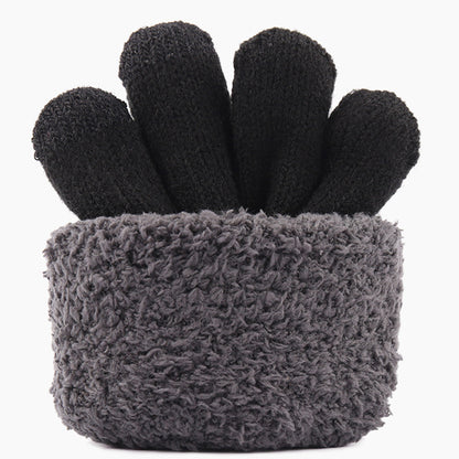 Guanti Invernali Touchscreen Iwarm ST0005, Taglia 21cm, Neri