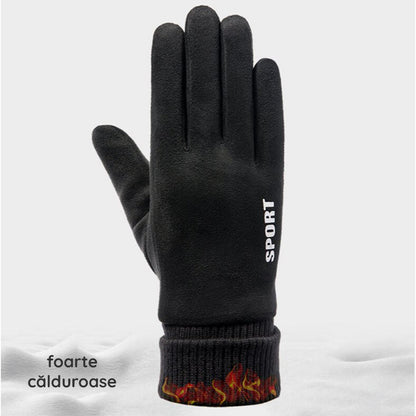 Guanti Invernali Tattici Unisex Techsuit ST0010, Taglia Universale, Neri