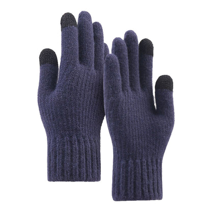 Guanti Invernali Touchscreen Unisex Techsuit ST0012, Taglia 22cm, Blu Navy