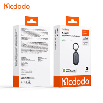 Mcdodo SmartTag Portachiavi Napa Pro AT-3840 per iOS Series, Nero