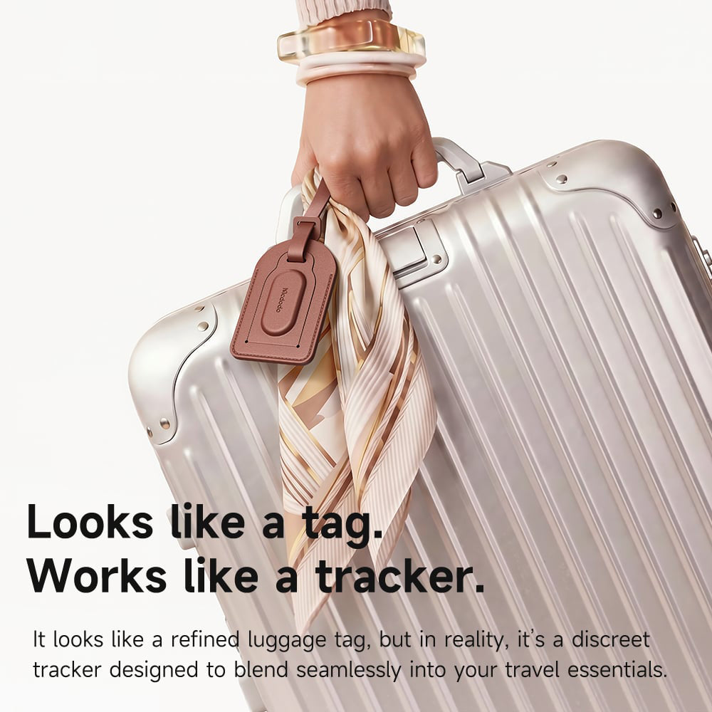 Mcdodo SmartTag Luggage Napa Pro AT-3790 per iOS Series, Nero