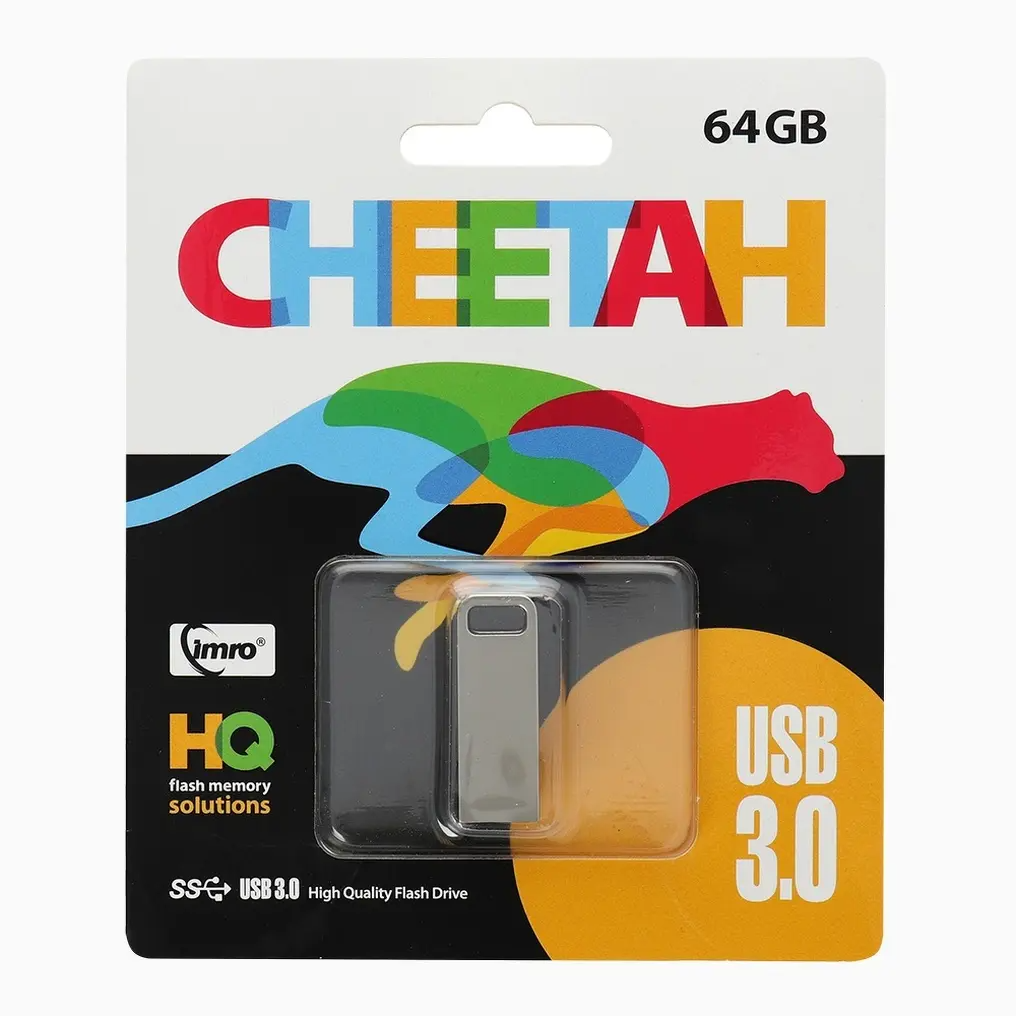 Memoria Esterna USB-A 3.0 Imro Cheetah, 64Gb