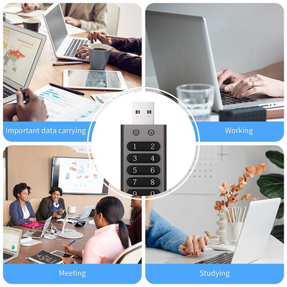 Memoria Esterna USB-A 3.0 OEM XC002 KeySecure, 64Gb