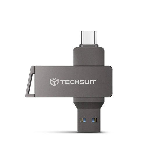 Memoria Esterna USB-A 3.0 / USB-C Techsuit THSM20, 128Gb