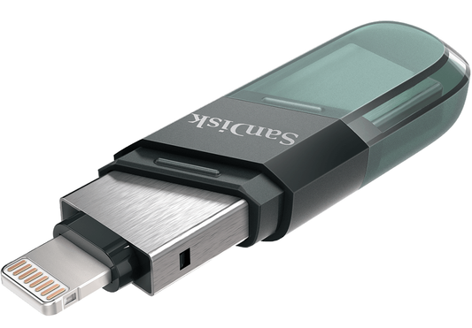 Memoria Esterna USB-A 3.1 / Lightning SanDisk iXpand Flip, 64Gb SDIX90N-064G-GN6NN