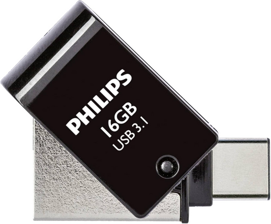 Memoria Esterna USB-A 3.1 / USB-C Philips, 16Gb FM16DC152B/00