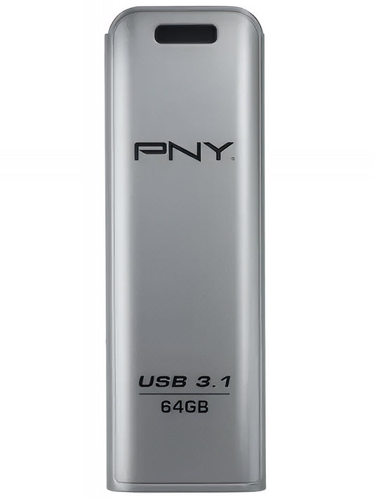 Memoria Esterna USB-A 3.1 PNY Elite Steel, 64Gb FFD64GESTEEL31G-EF