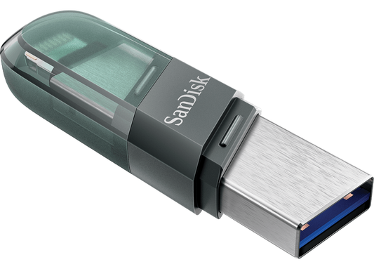 External Memory USB-A 3.1 / Lightning SanDisk iXpand Flip, 64Gb SDIX90N-064G-GN6NN