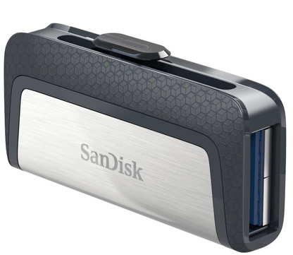 Memoria Esterna USB-A 3.1 / USB-C SanDisk Ultra Dual, 128Gb SDDDC2-128G-G46