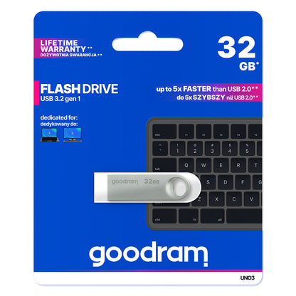 Memoria Esterna USB-A 3.2 GoodRam UNO3, 32Gb