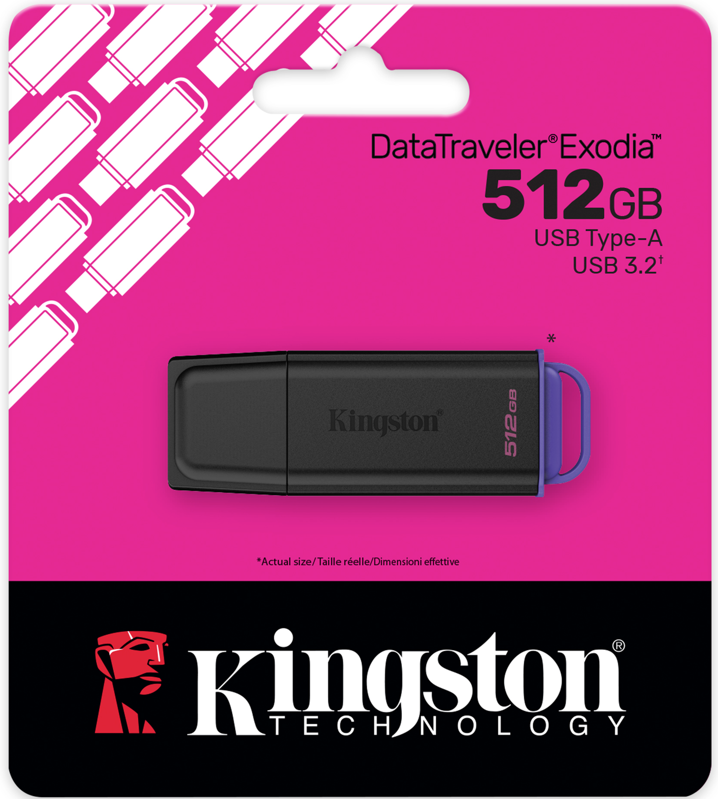 Memoria Esterna USB-A 3.2 Kingston DT Exodia, 512Gb DTXG2/512GB