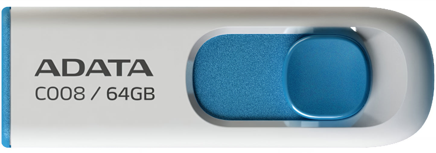 Memoria Esterna USB-A Adata C008, 64Gb AC008-64G-RWE