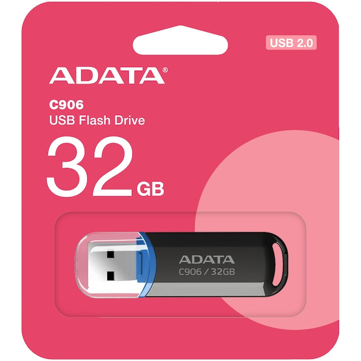 Memoria Esterna USB-A Adata C906, 32Gb AC906-32G-RBK
