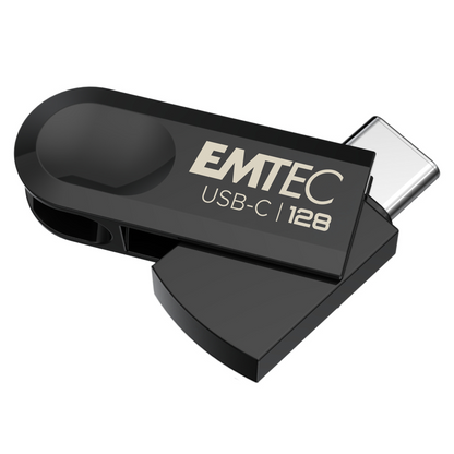 Memoria Esterna USB-C Emtec C280 Single, 128Gb ECMMD128GC2