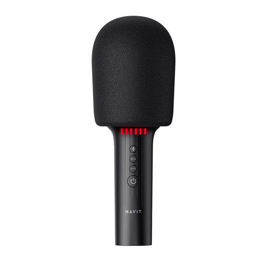 HAVIT SK851BT Karaoke Bluetooth Microphone, Black